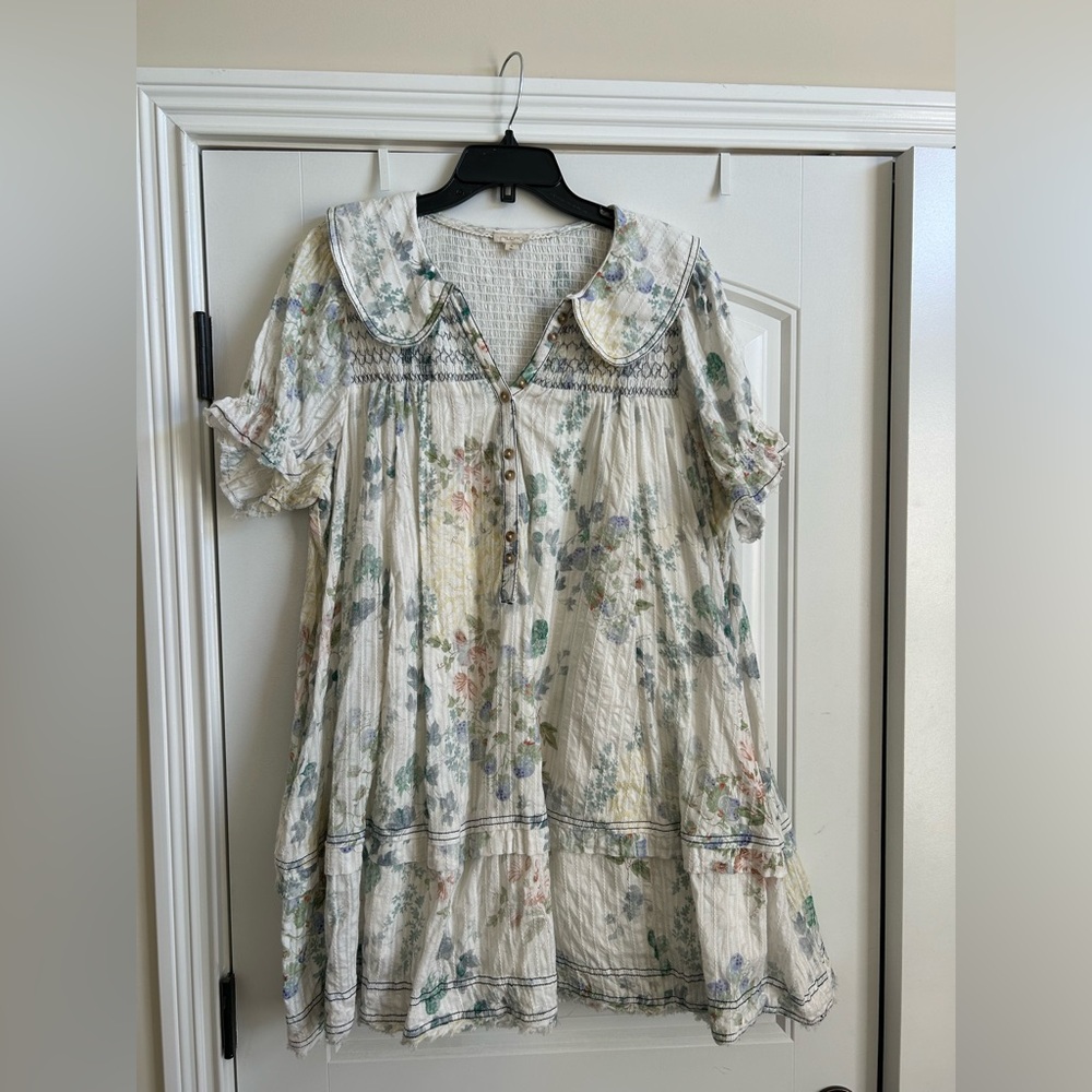 Anthropologie floral dress